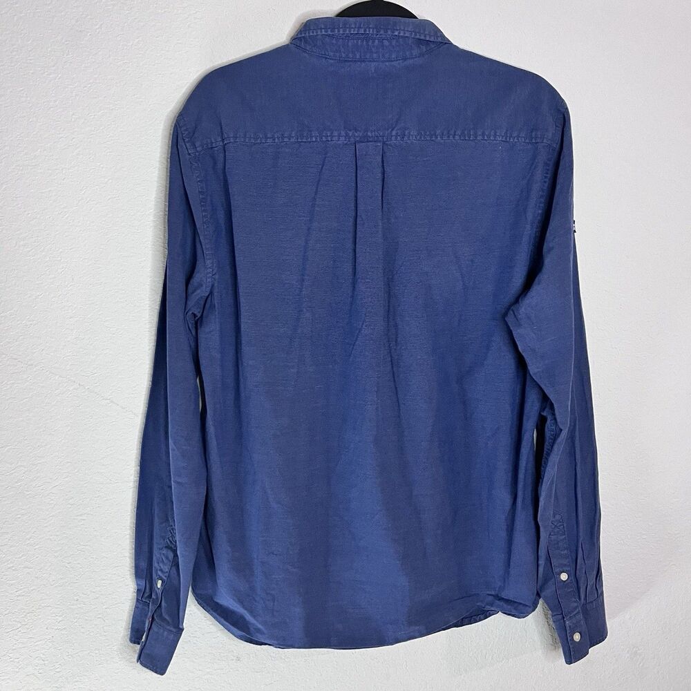 Superdry Oxford Shirt Co. Button Up Long Sleeve Preppy Dress Shirt Mens Size XL - Picture 2 of 7
